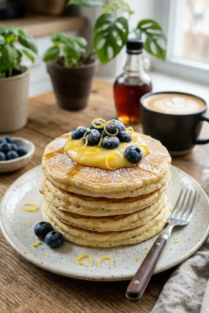 Fluffy Lemon Ricotta Pancakes