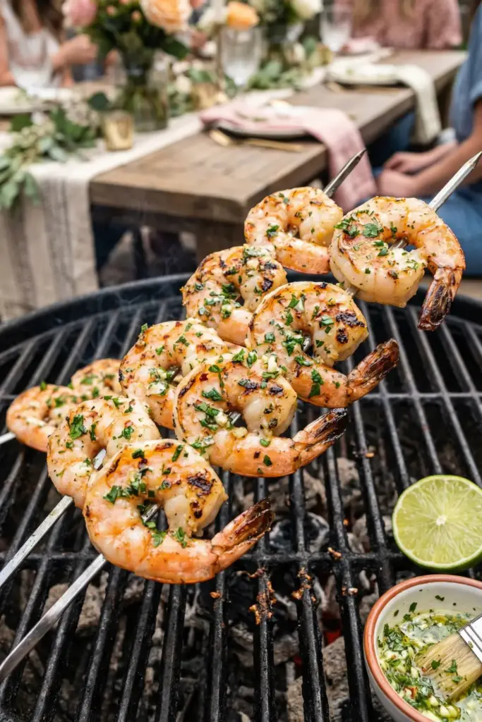 Garlic Butter Shrimp Skewers