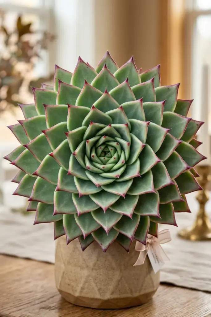 Geometric Succulent Blooms