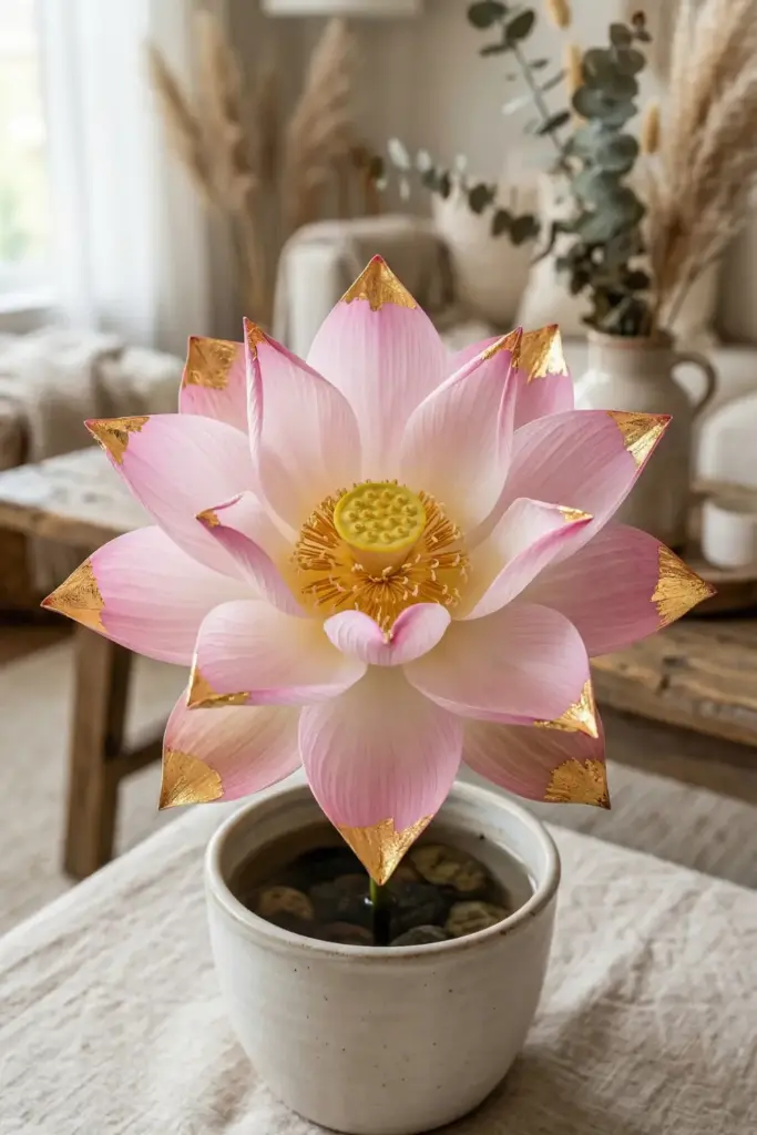 Gold Leaf Lotus