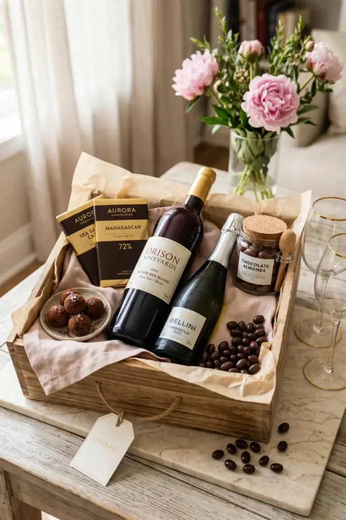 Gourmet Chocolate & Wine Hamper