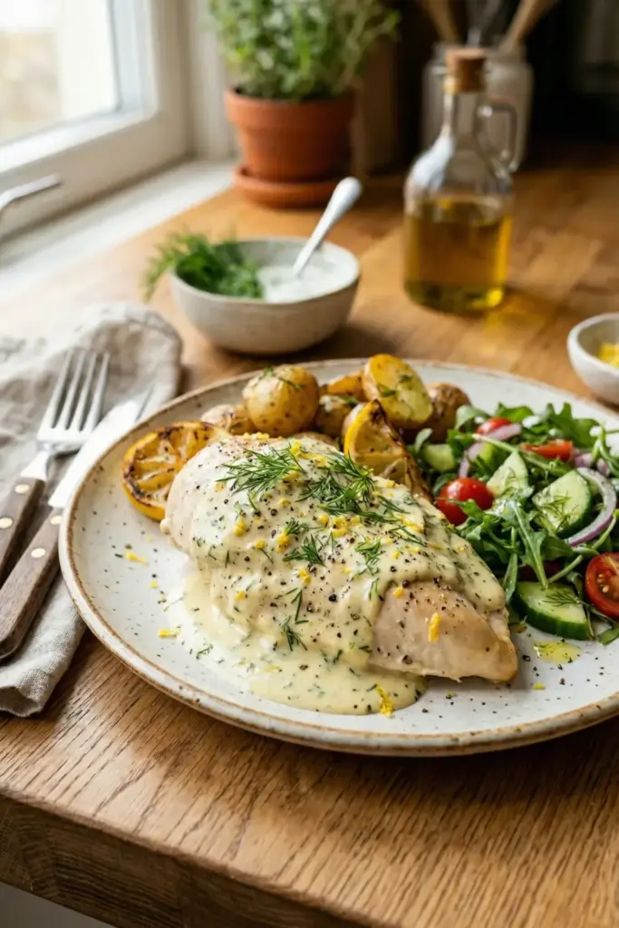 Greek Yogurt Dill Chicken