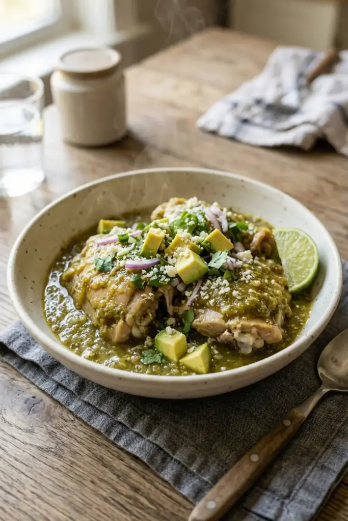 Green Chile Tomatillo Chicken