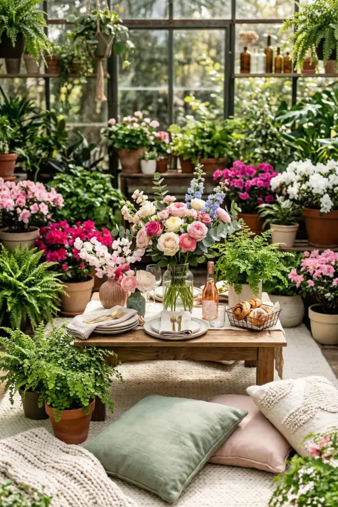 Greenhouse Picnic Vibes
