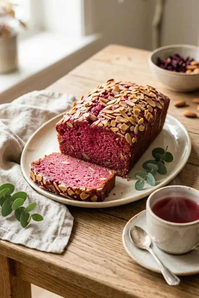 Hibiscus & Almond Loaf