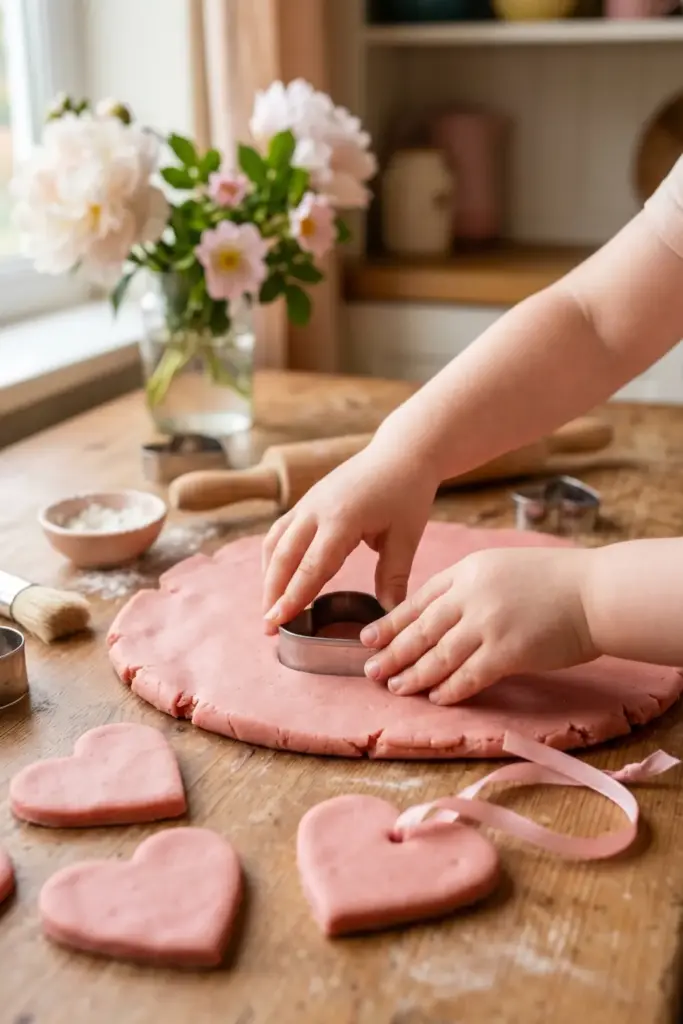 Homemade Playdough Heart Gifts