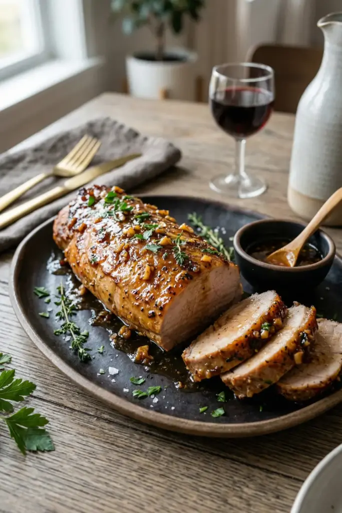 Honey-Garlic Glazed Pork Tenderloin