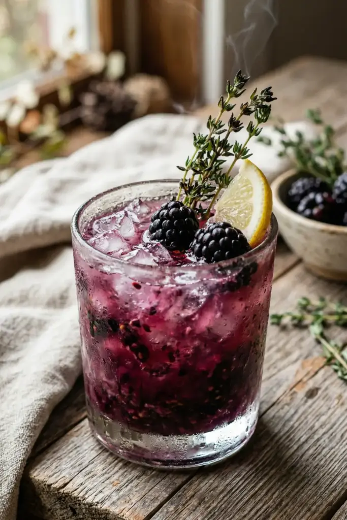 Honey & Thyme Blackberry Smash