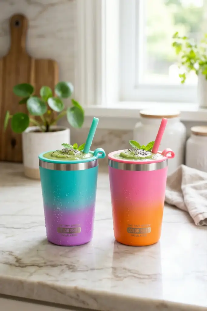 Insulated Color-Changing Cups