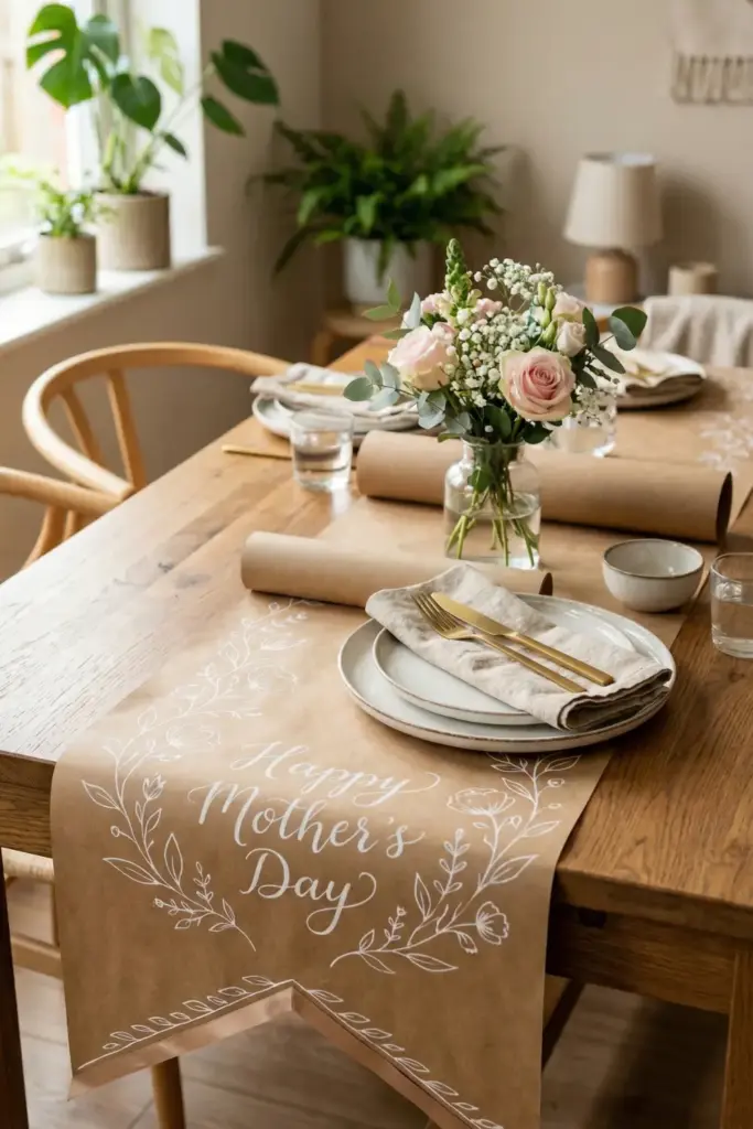 Kraft Paper Table Runner