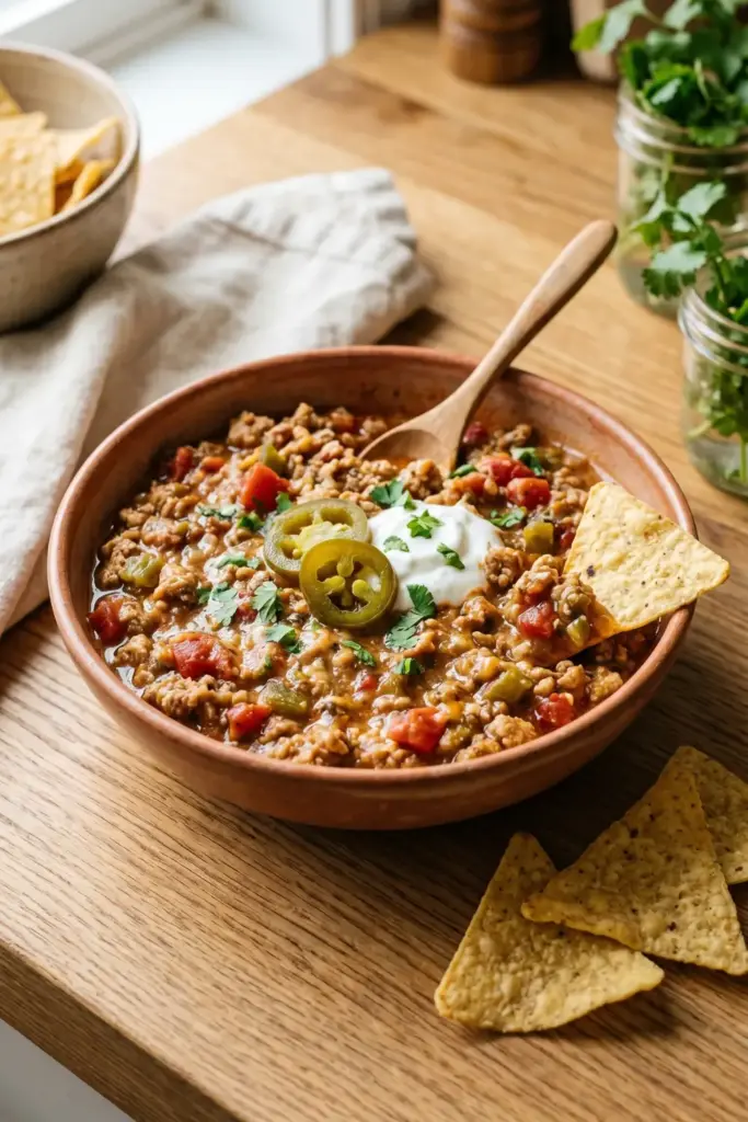 Lean Ground Turkey Rotel Dip