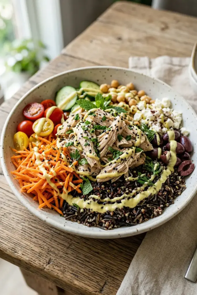 Lemon Tahini Wild Rice