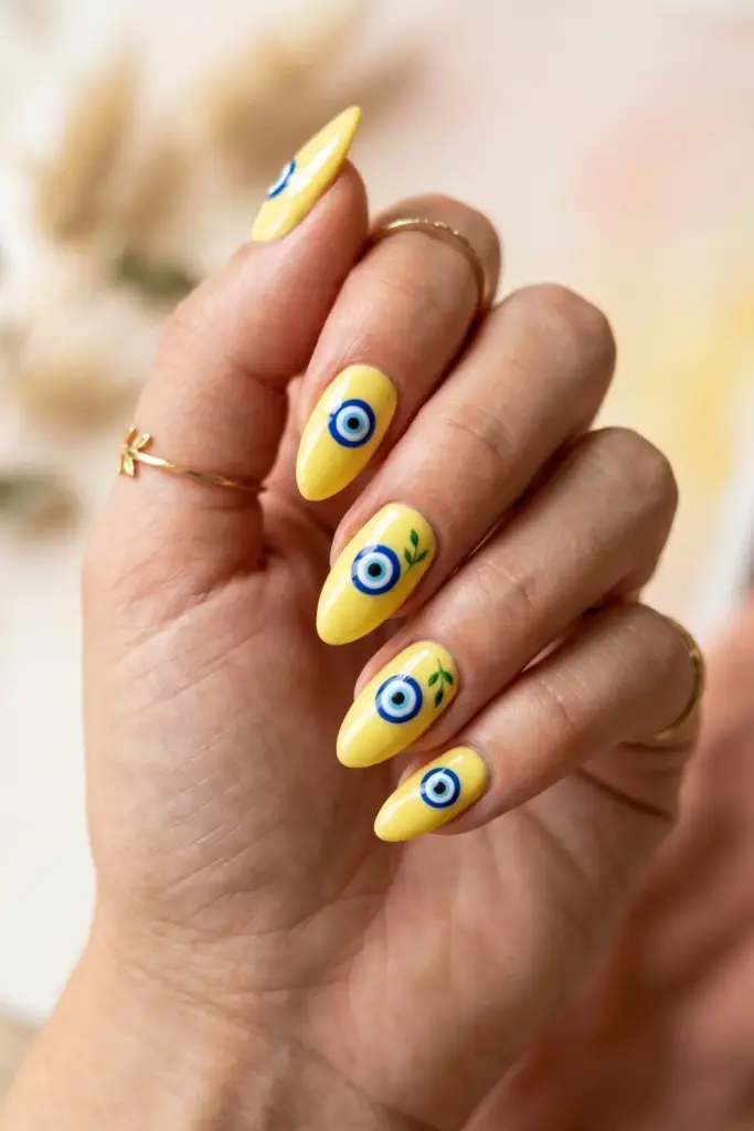 Lemon-Yellow Evil Eye