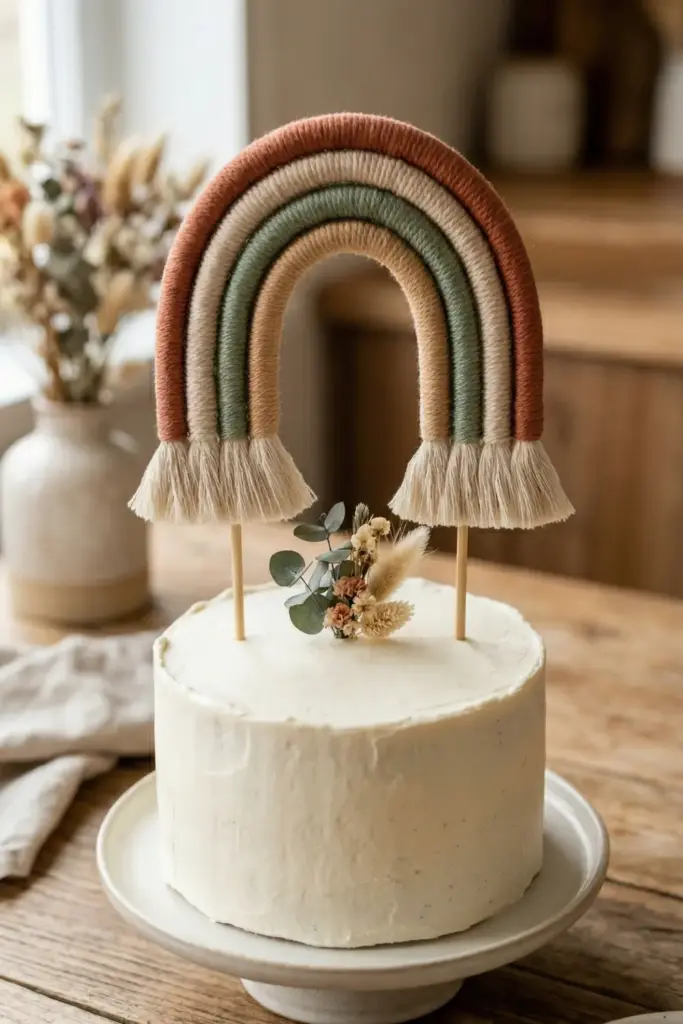 Macrame Rainbow Arch