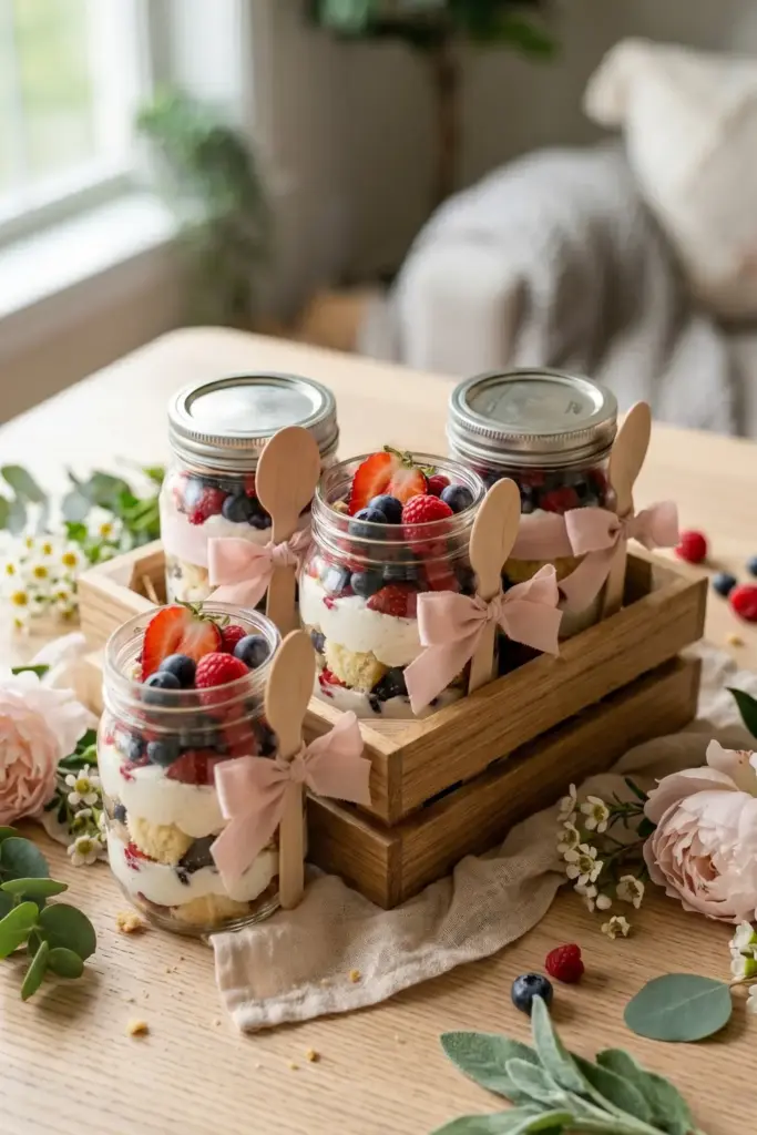 Mason Jar Dessert Box (Layered Parfaits)