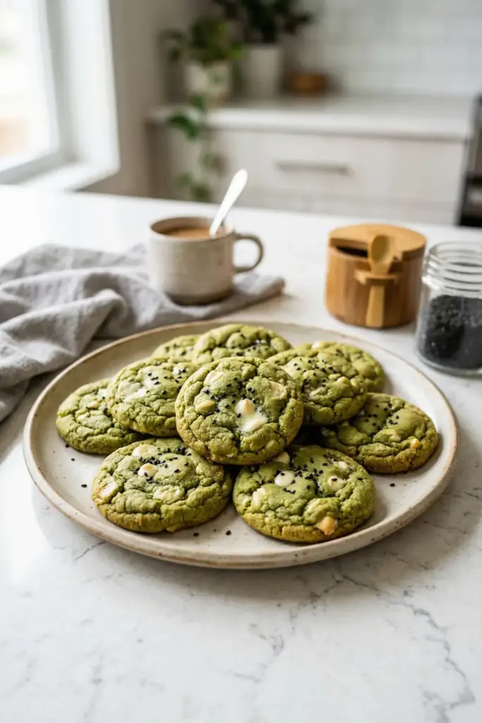 Matcha White Chocolate Rounds
