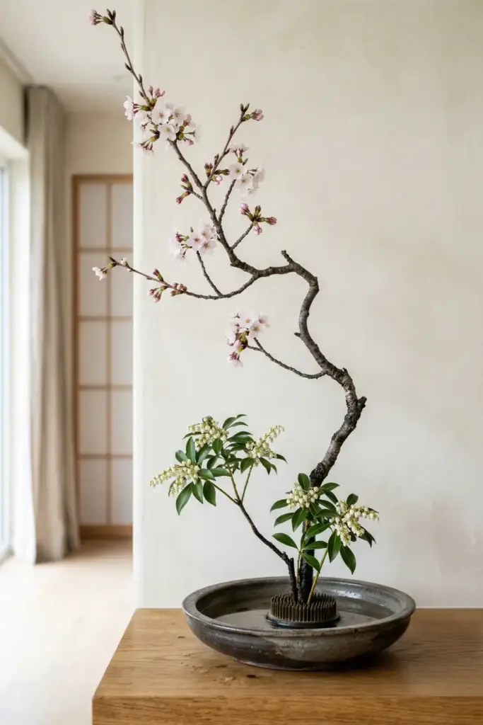Minimalist Ikebana Style