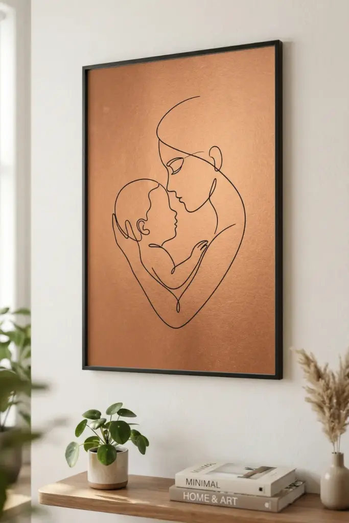 Minimalist Single-Line Facial Profiles