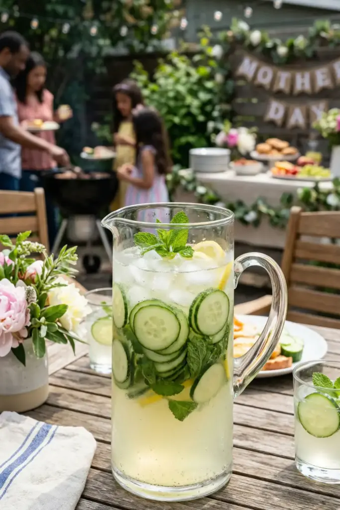 Minty Cucumber Lemonade