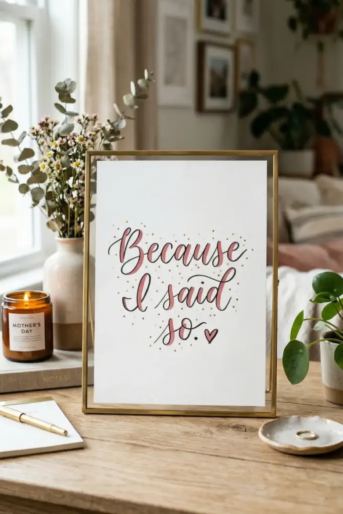 Modern Faux-Calligraphy Quote