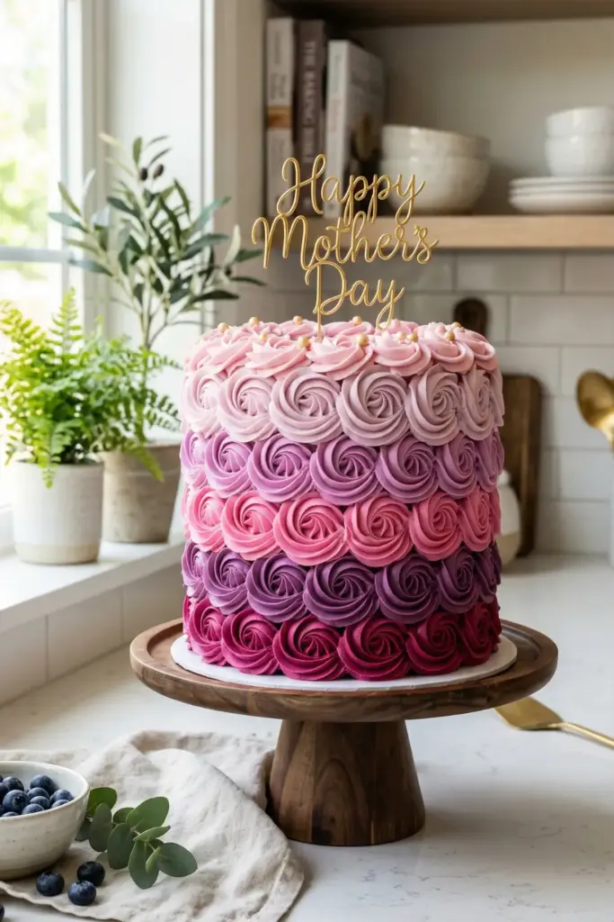 Modern Ombre Rosettes