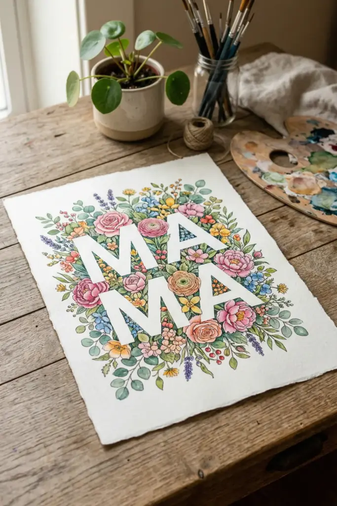 Negative Space Florals