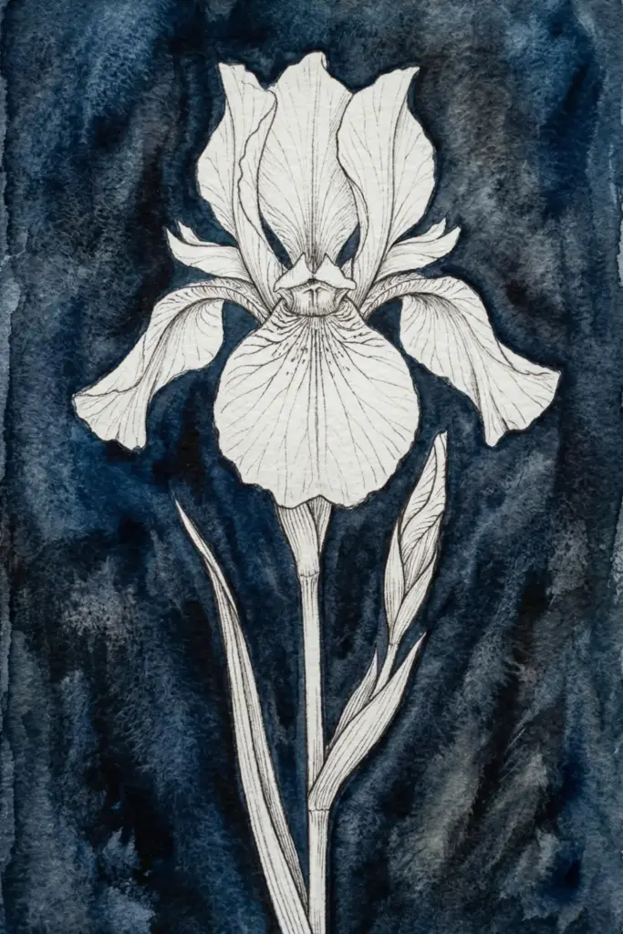 Negative Space Irises