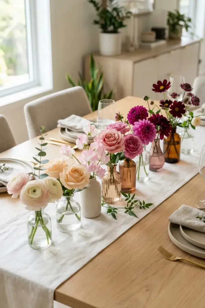 Ombré Bud Vase Runner