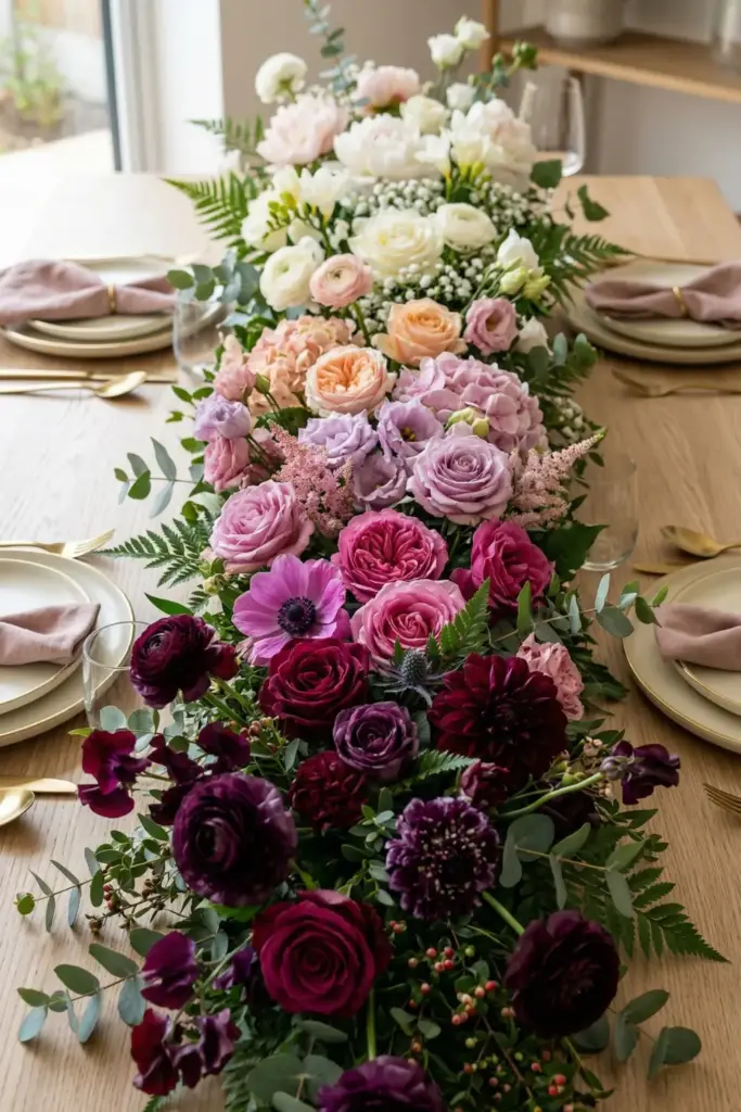 Ombré Flower Runner