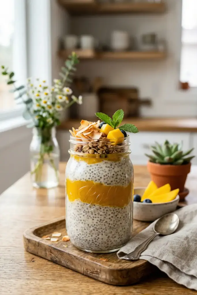 Overnight Vanilla Chia Pudding