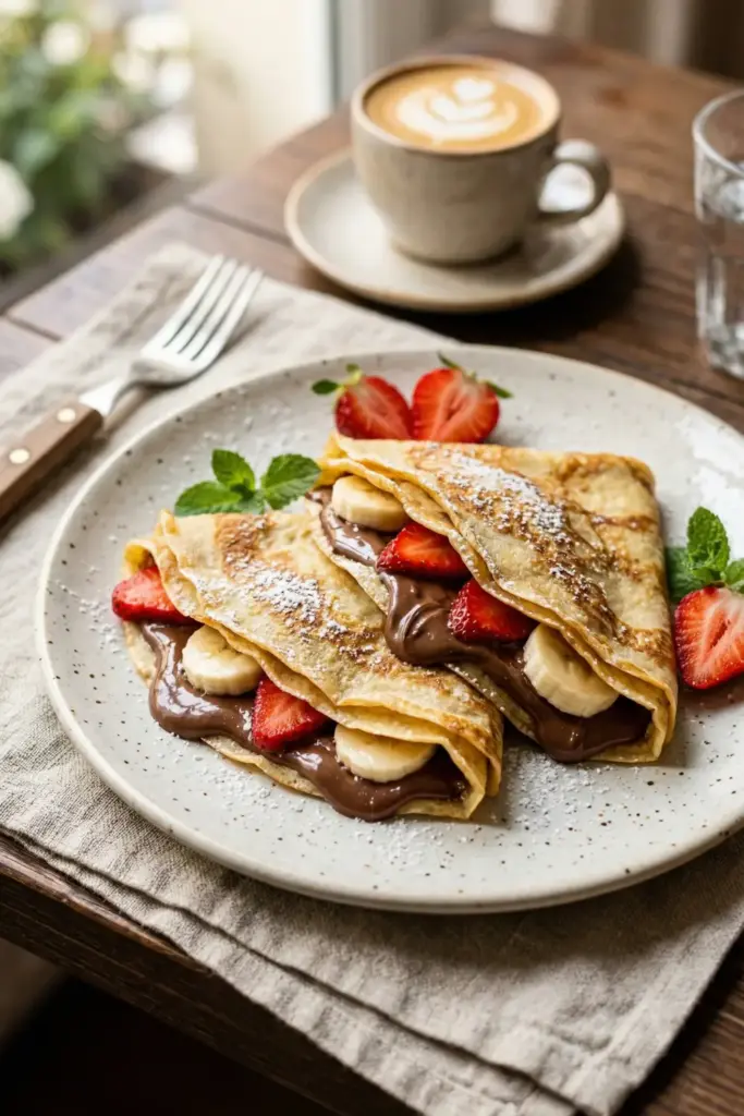 Parisian Nutella Crepes
