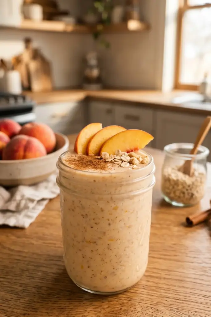 Peach Cobbler Smoothie