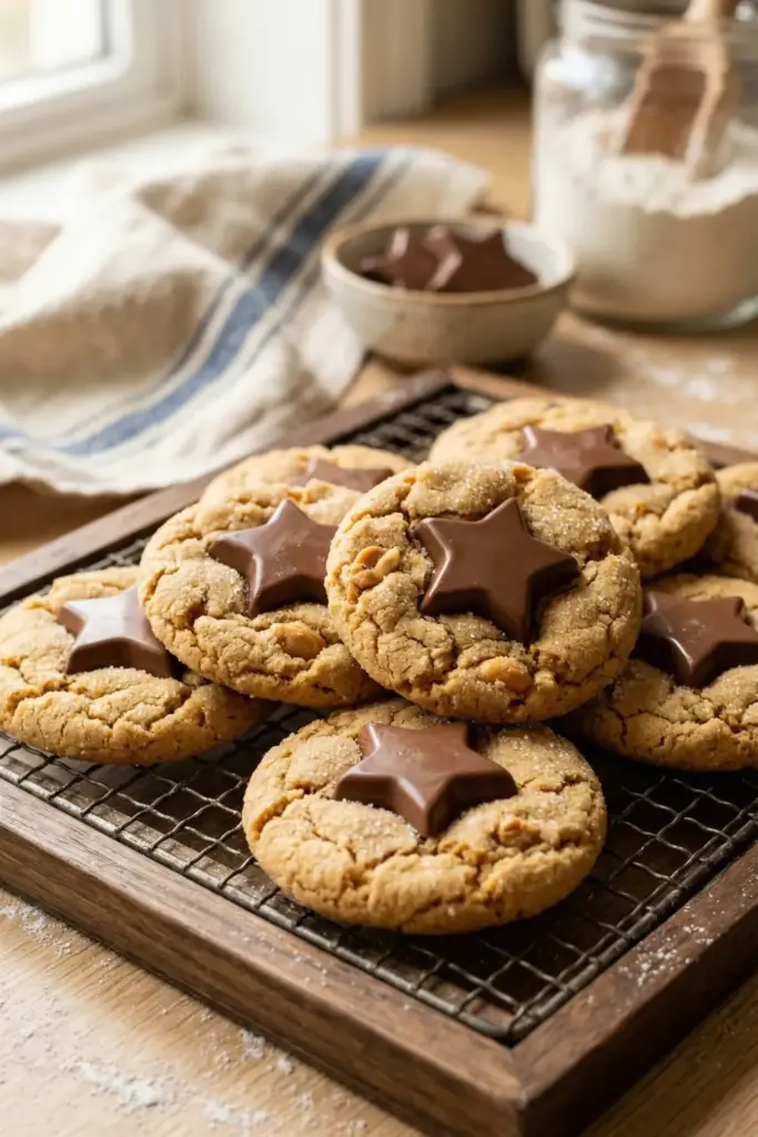 Peanut Butter Chocolate Stars