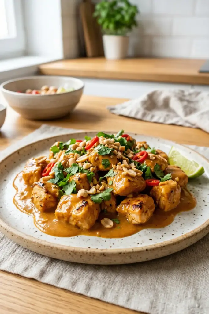 Peanut Satay-Style Chicken