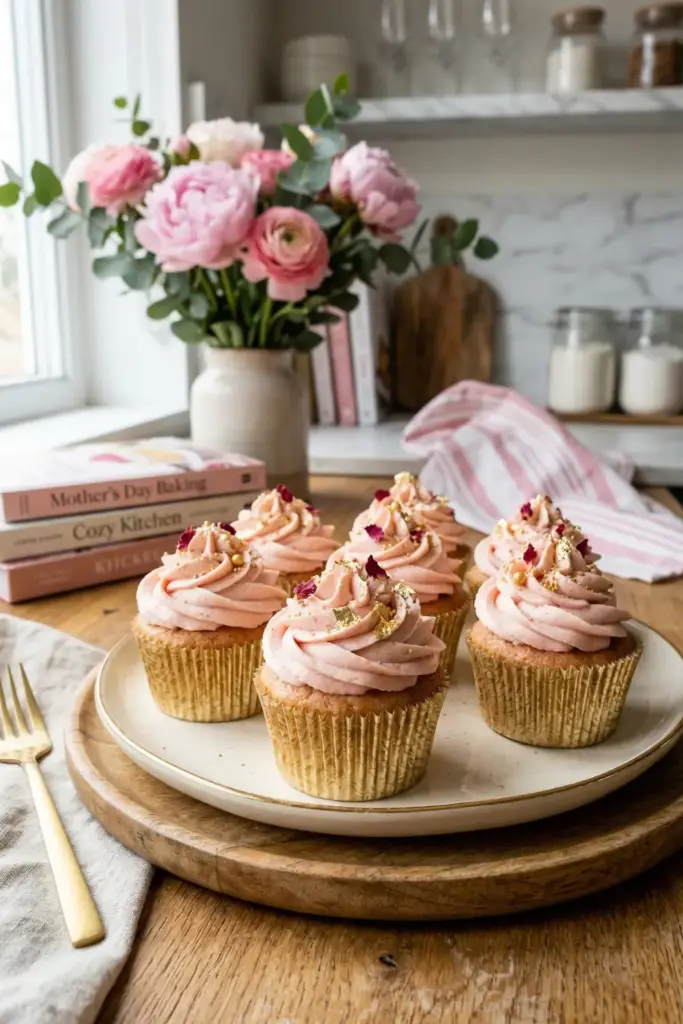 Pink Champagne Cupcakes