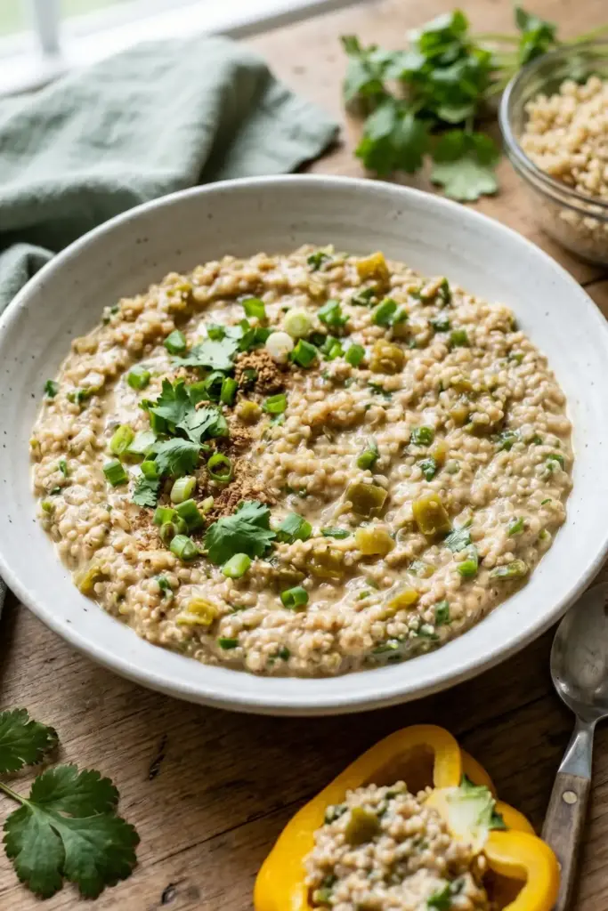 Quinoa & Green Chile Rotel Dip