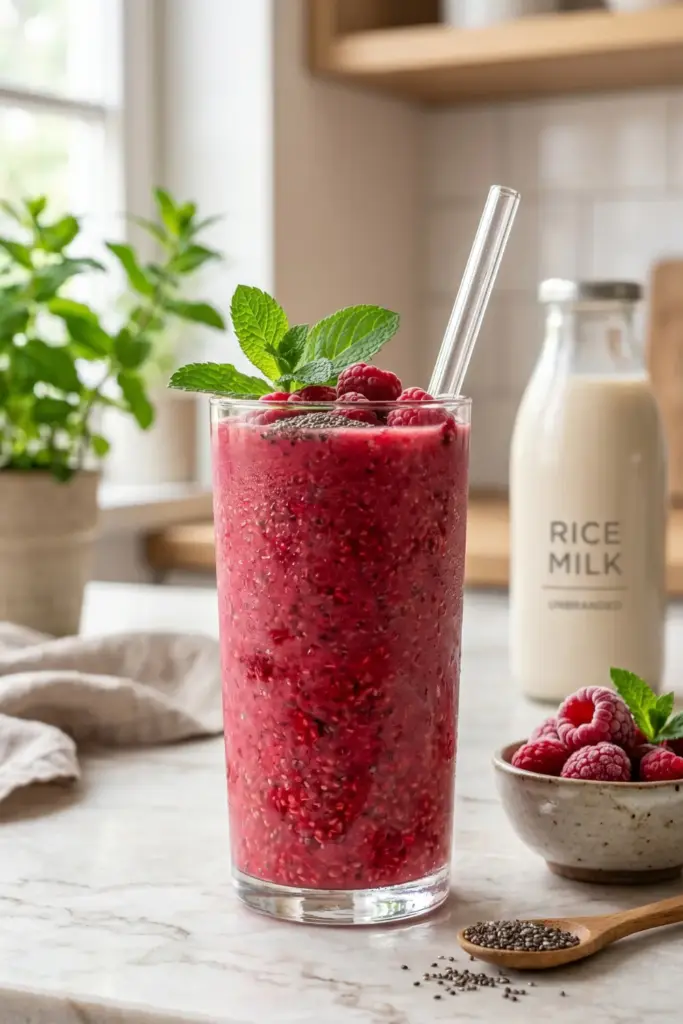 Raspberry Refresher with Chia
