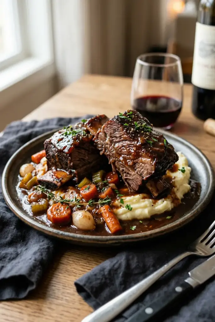 Red Wine Braised Short Ribs
