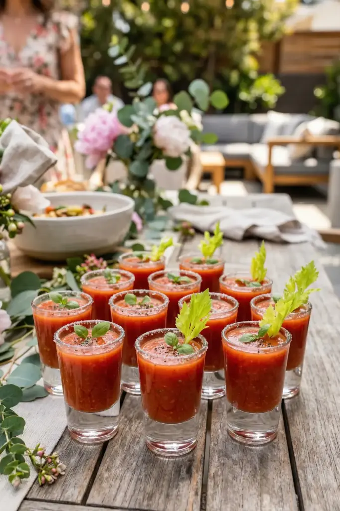 Refreshing Tomato Gazpacho Shooters