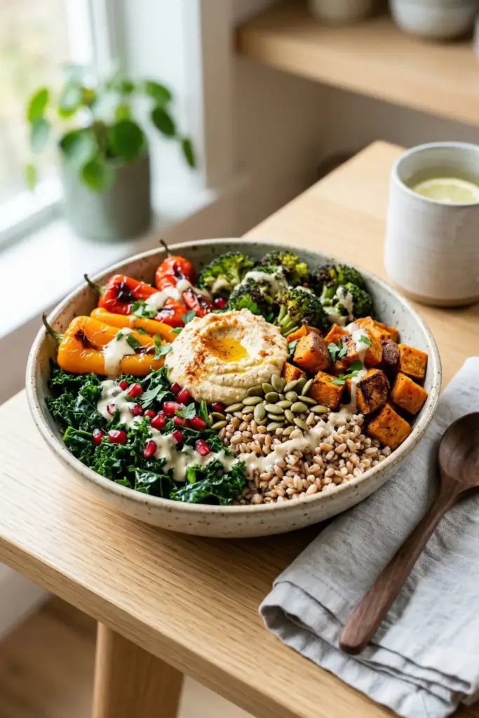 Roasted Veggie Grain Bowls