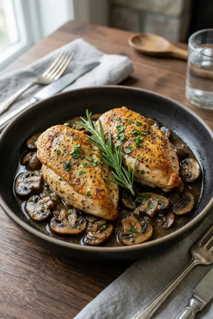 Rosemary Mushroom Chicken