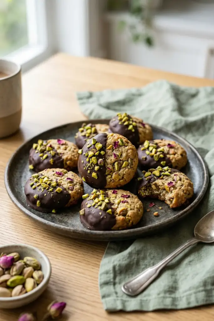 Rosewater Pistachio Bites