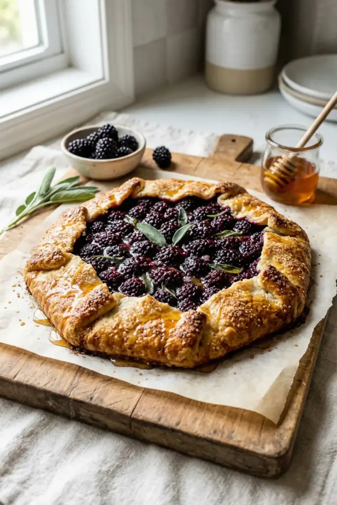 Rustic Blackberry & Sage Galette
