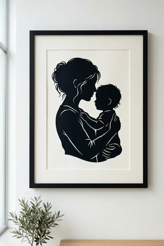 Silhouette Paper-Cut Style