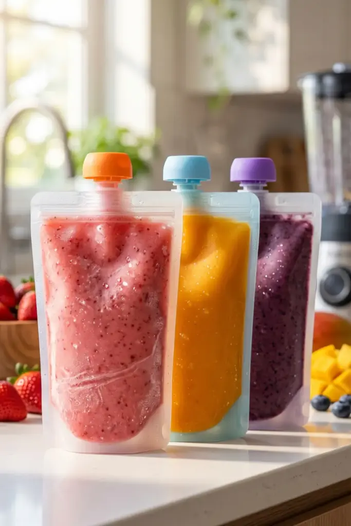 Silicone Squeeze Pouches