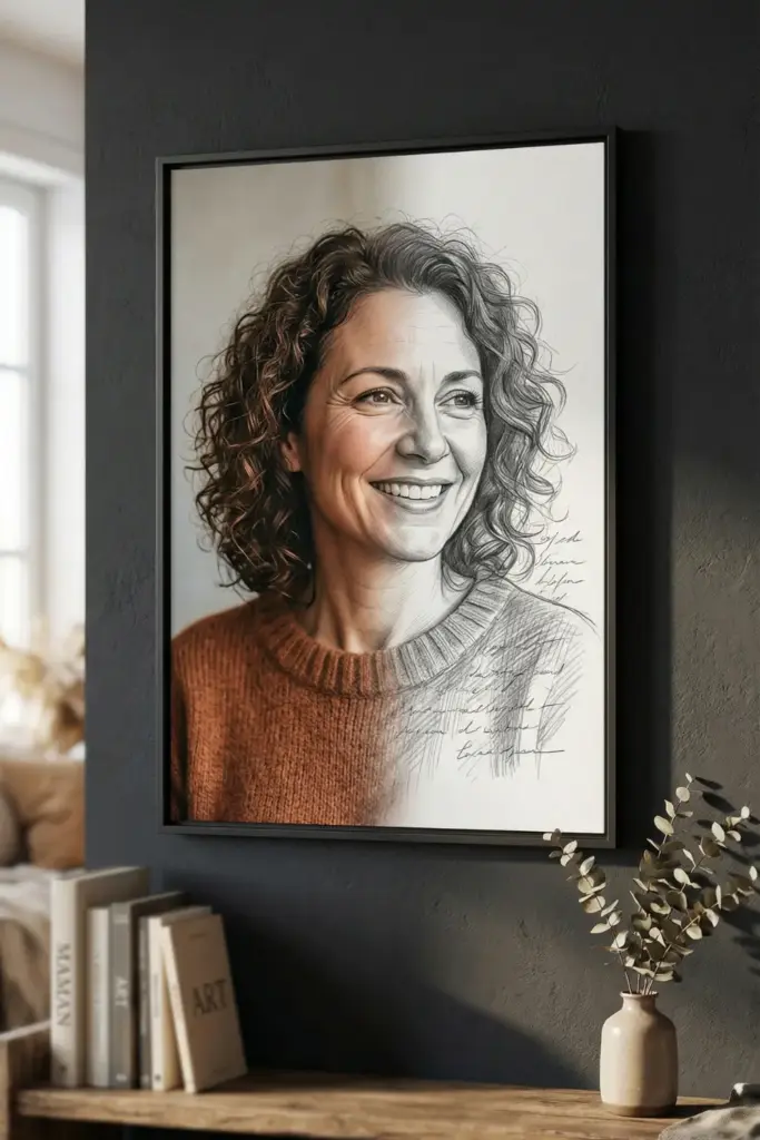 Sketch & Script Combination Art