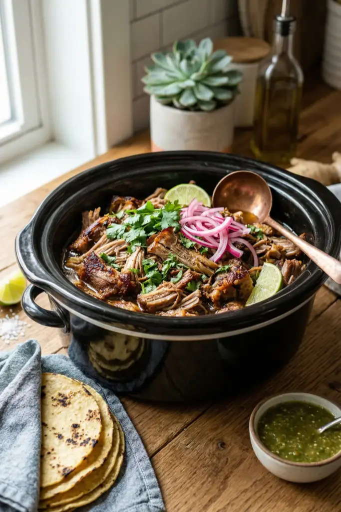 Slow-Cooker "Easy Mode" Carnitas