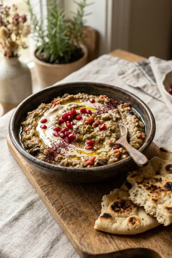 Smoky Eggplant Rotel Dip