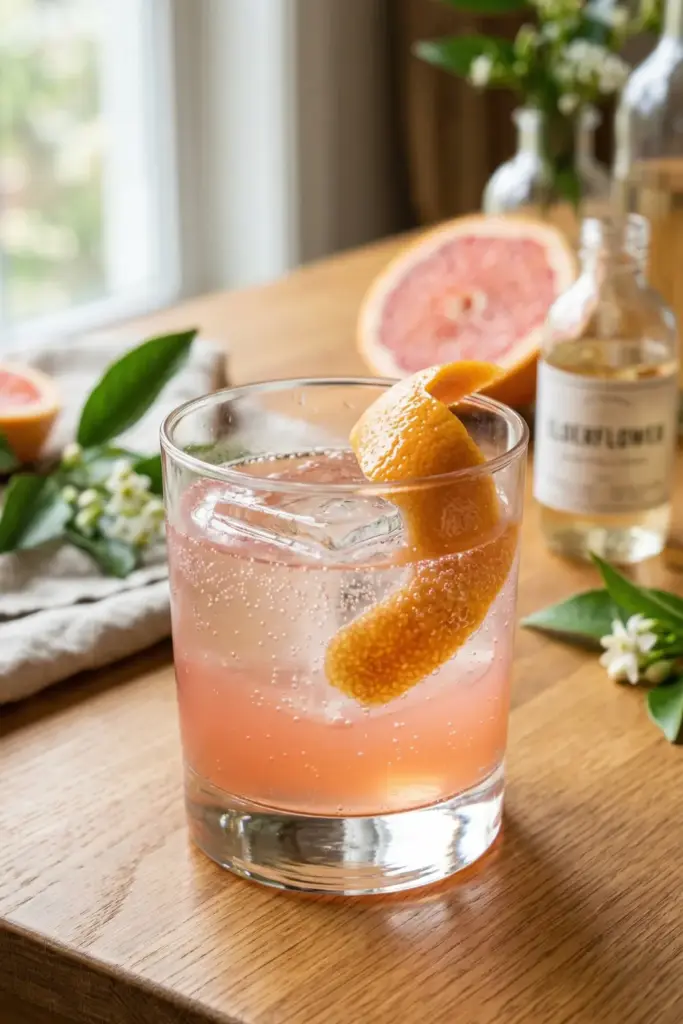 Sparking Elderflower "No-Groni"