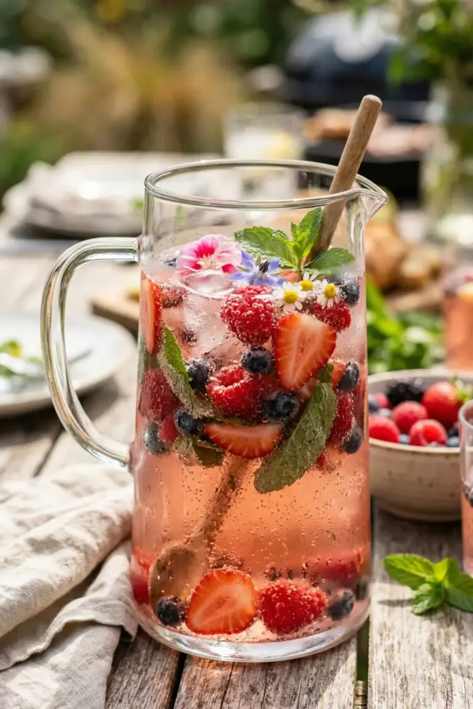Sparkling Rose & Berry Sangria